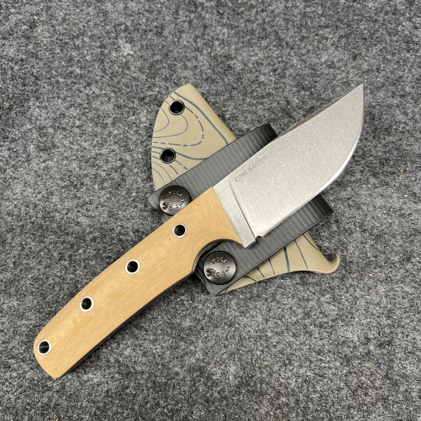 Strider (drop point) - S45VN, Richlite