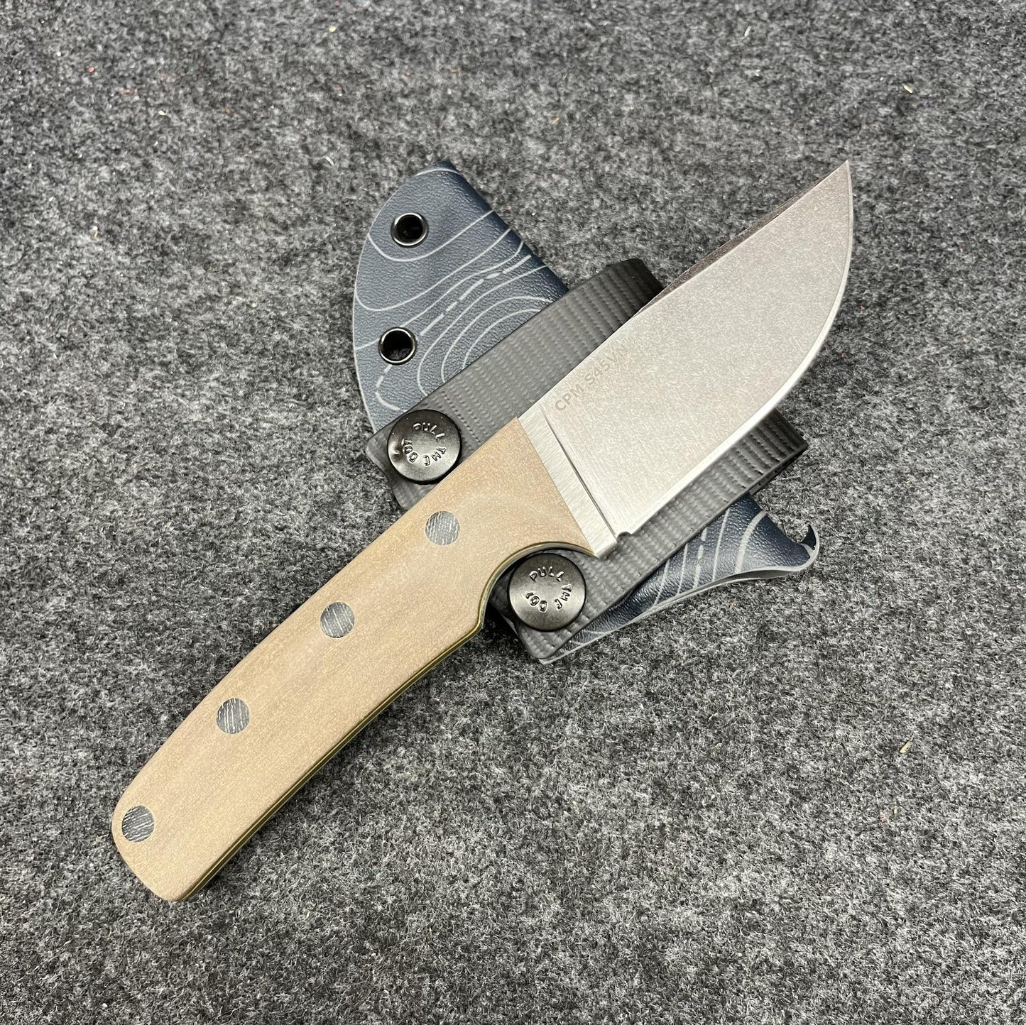 Strider (drop point) - S45VN, Richlite